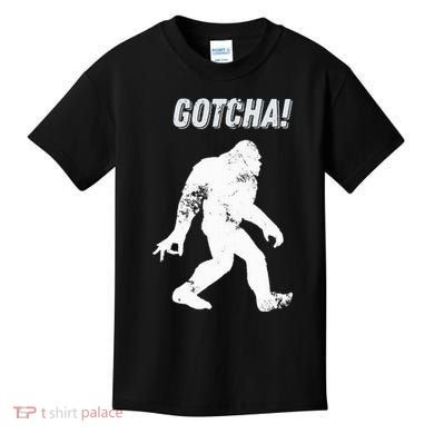 Bigfoot Circle Game Gotcha Meme Ok Hand Kids T-Shirt