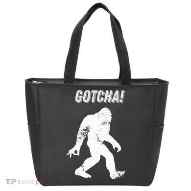 Bigfoot Circle Game Gotcha Meme Ok Hand Tote Bag