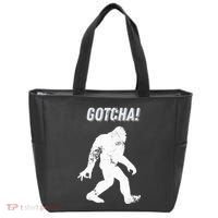 Bigfoot Circle Game Gotcha Meme Ok Hand Tote Bag thumb 0