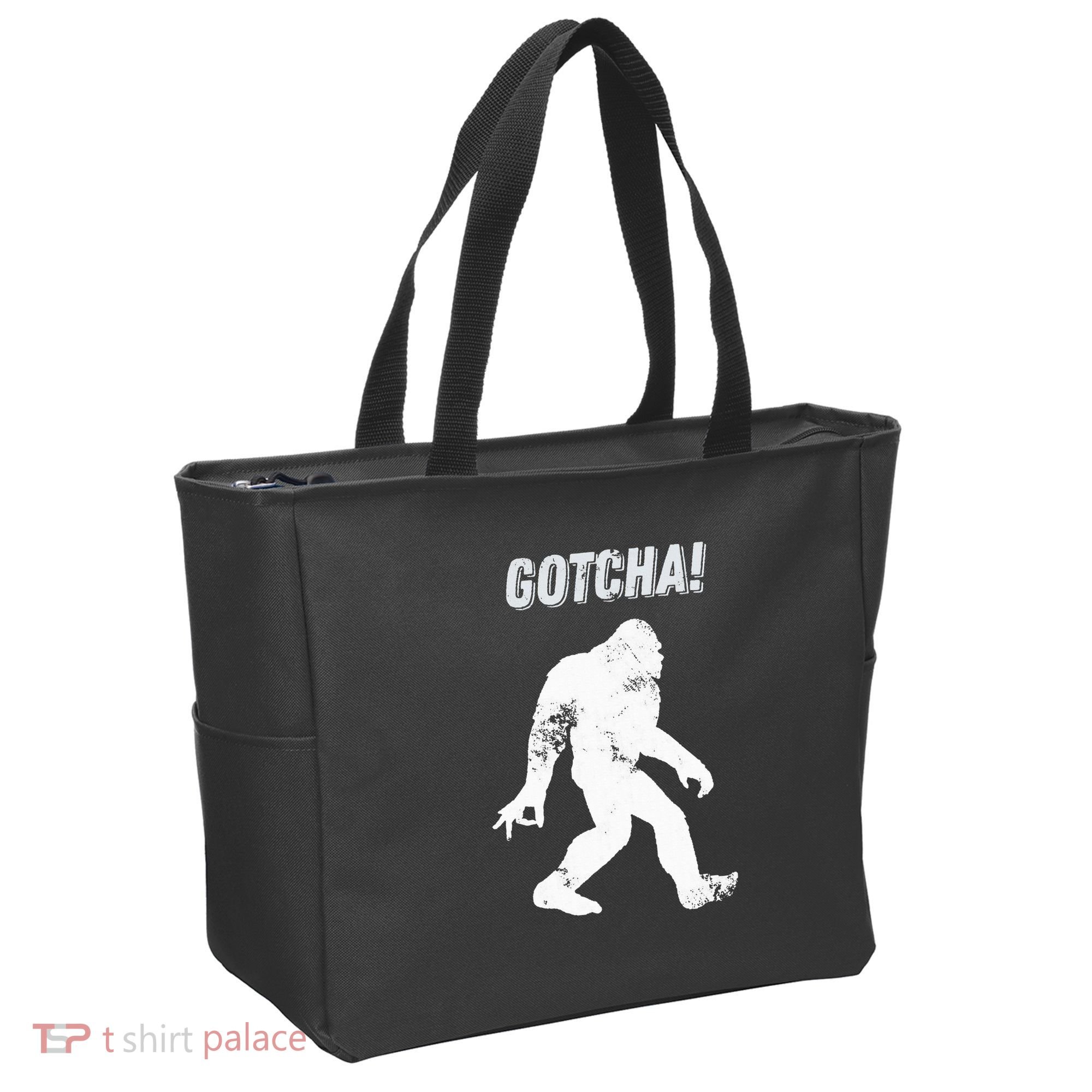 Bigfoot Circle Game Gotcha Meme Ok Hand Tote Bag