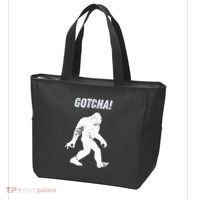 Bigfoot Circle Game Gotcha Meme Ok Hand Tote Bag thumb 3