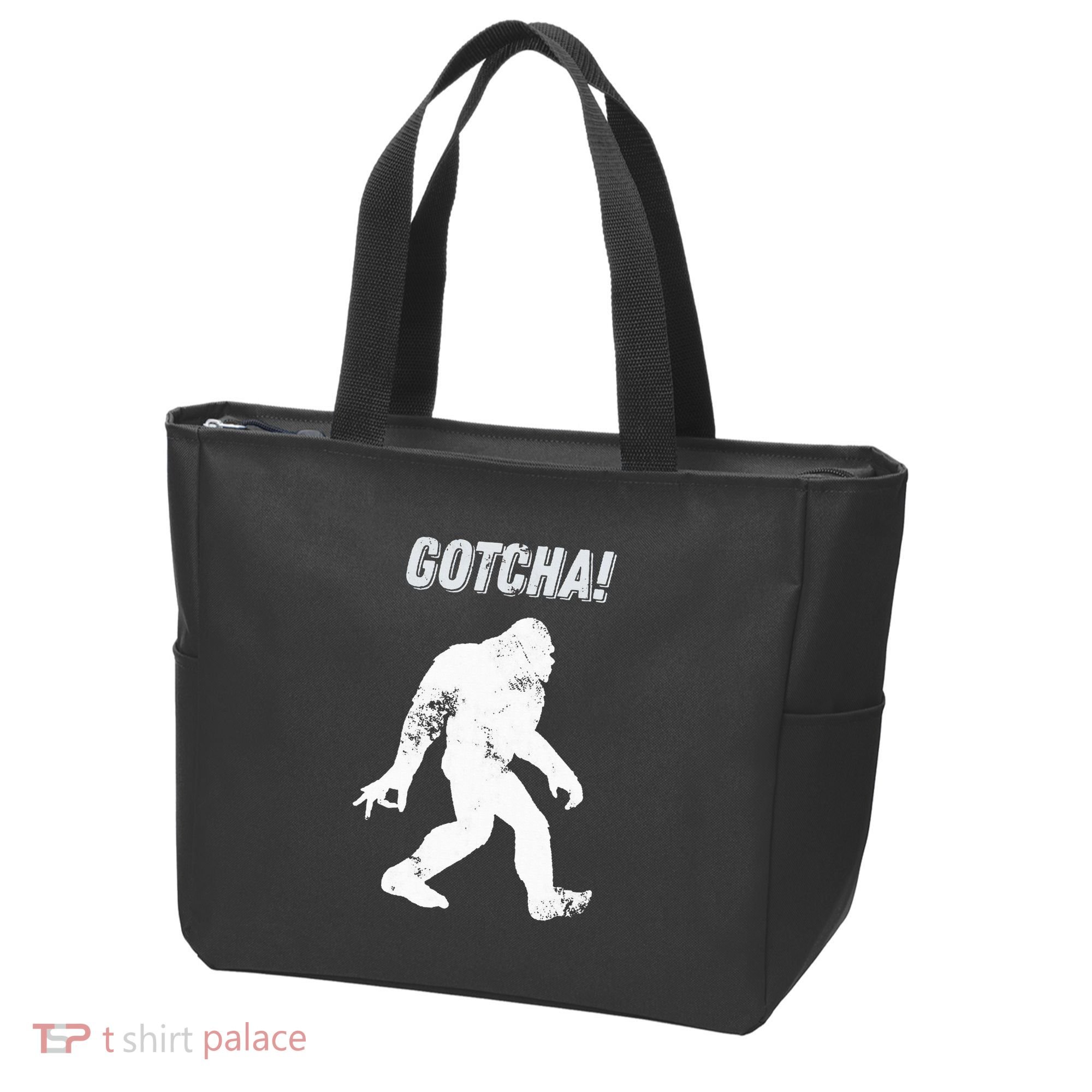 Bigfoot Circle Game Gotcha Meme Ok Hand Tote Bag
