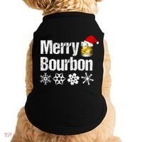 Bourbon Christmas Gift Merry Bourbon Doggie Tank thumb 0