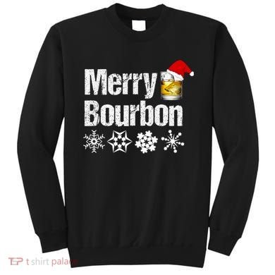 Bourbon Christmas Gift Merry Bourbon Sweatshirt