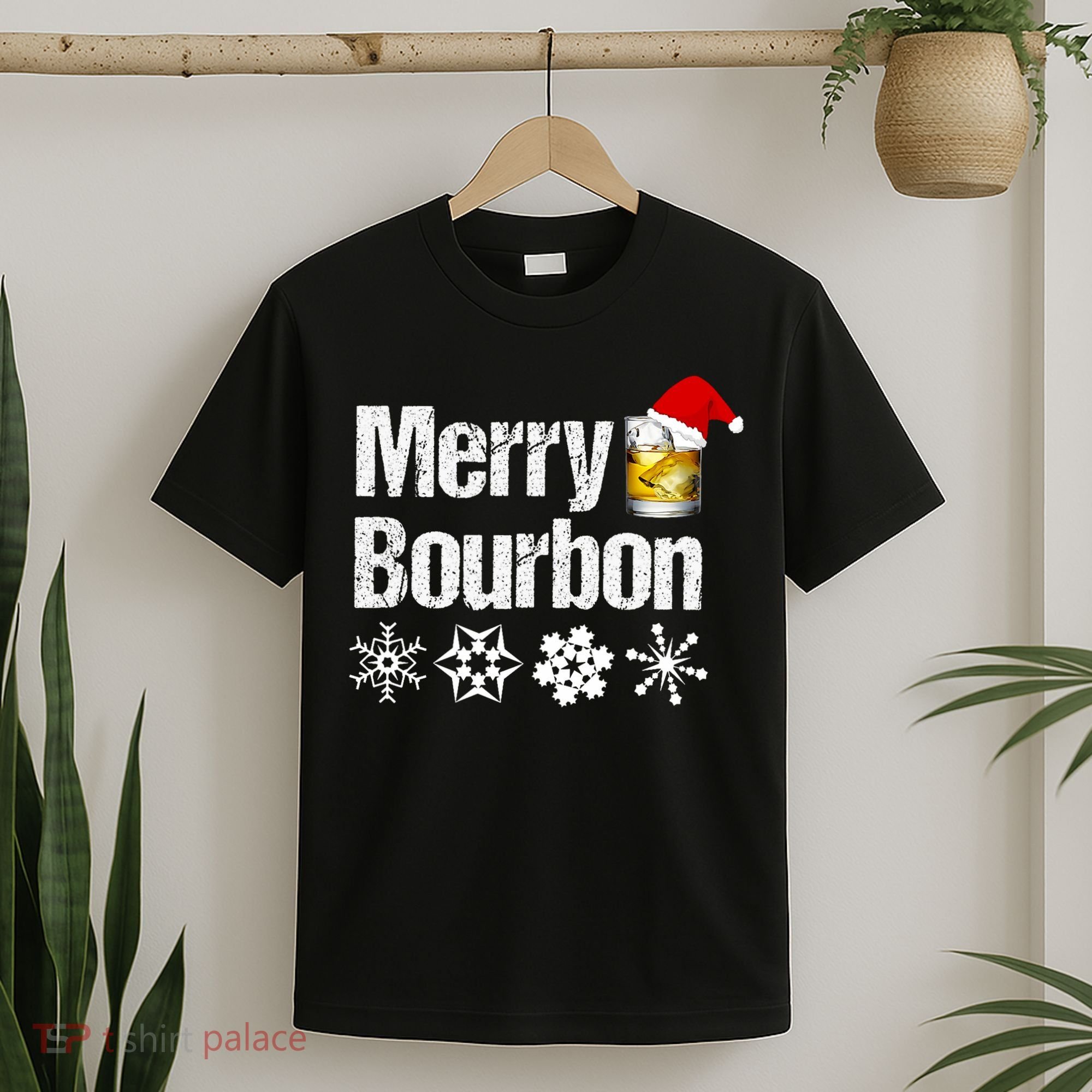 Bourbon Christmas Gift Merry Bourbon T-Shirt