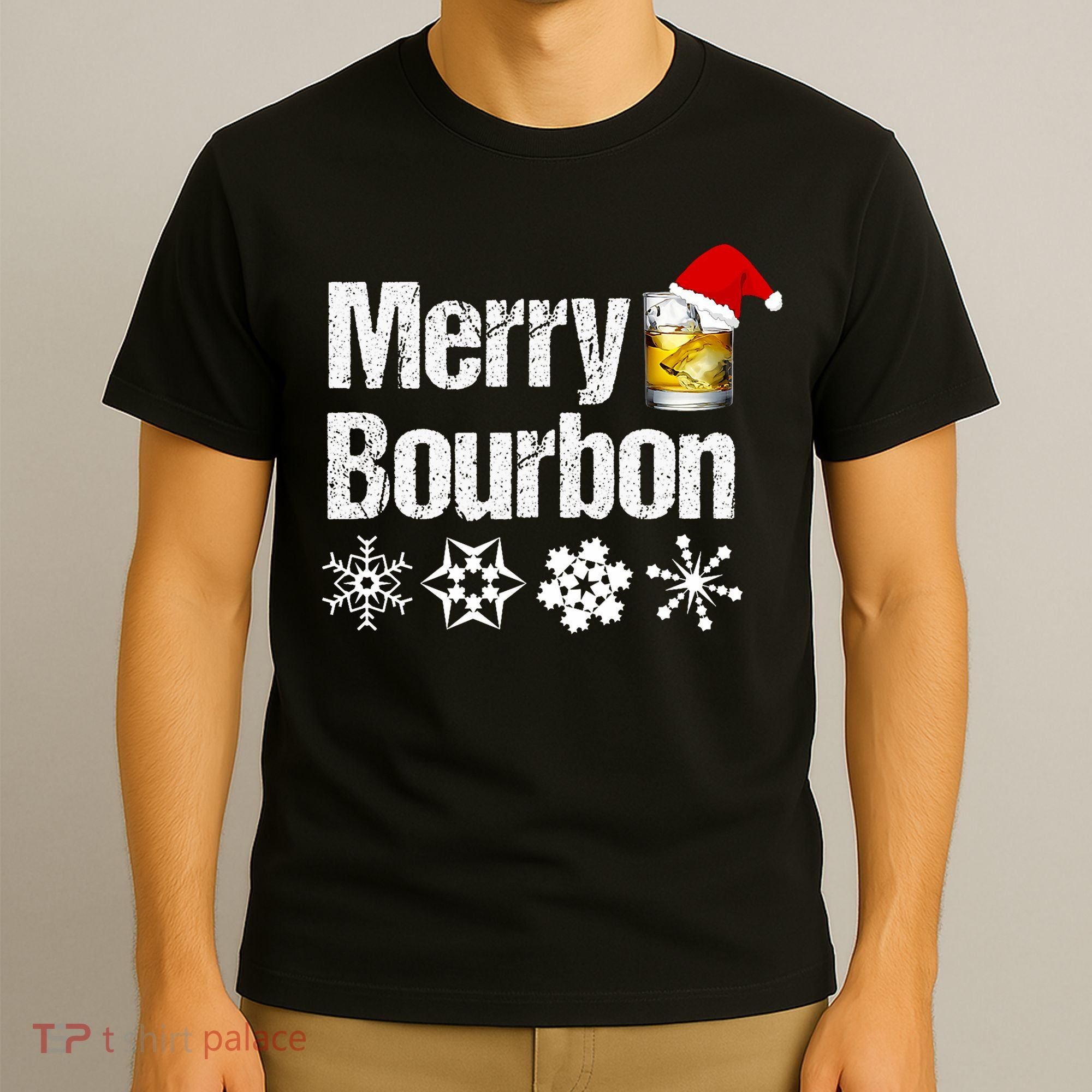 Bourbon Christmas Gift Merry Bourbon T-Shirt
