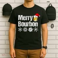 Bourbon Christmas Gift Merry Bourbon T-Shirt thumb 6
