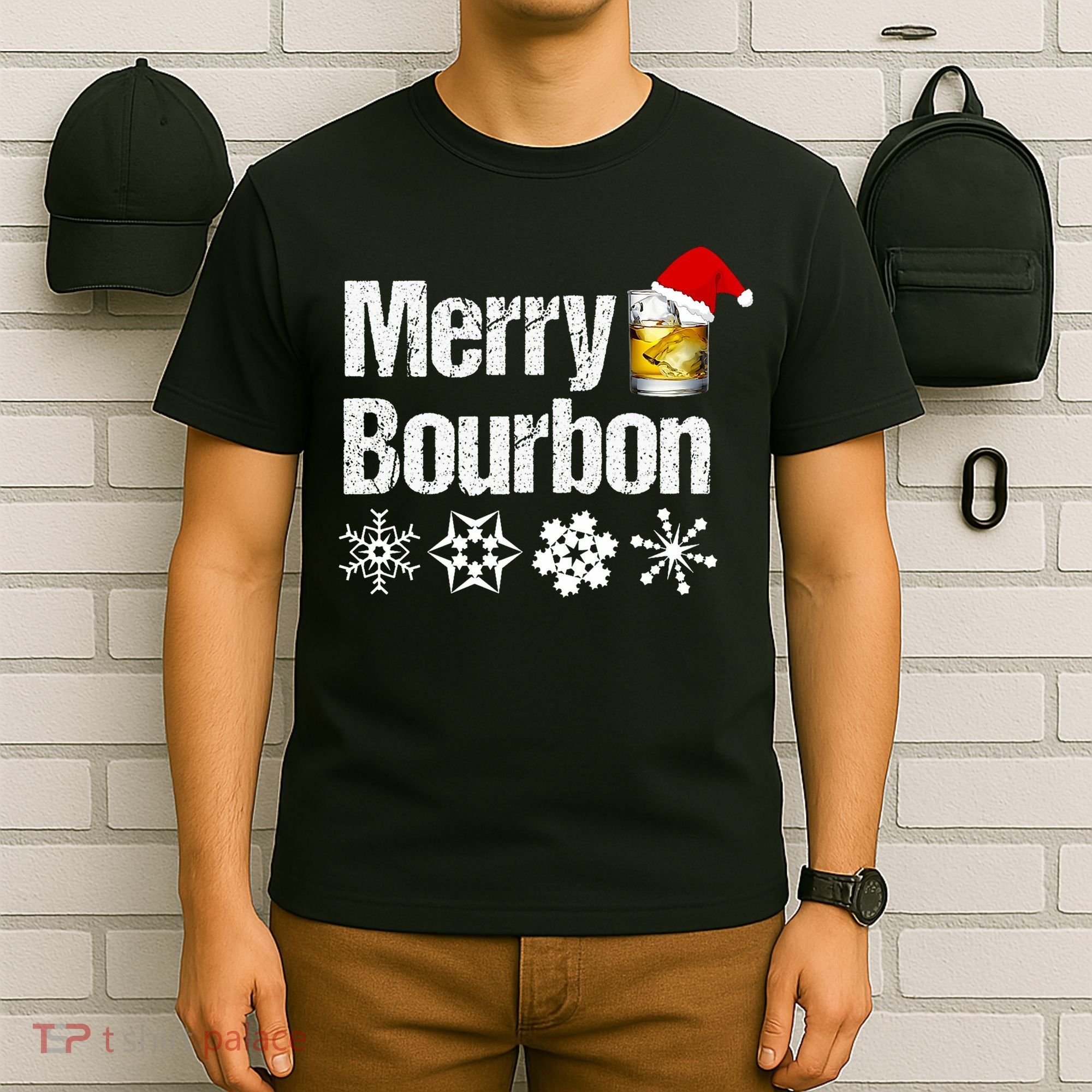 Bourbon Christmas Gift Merry Bourbon T-Shirt