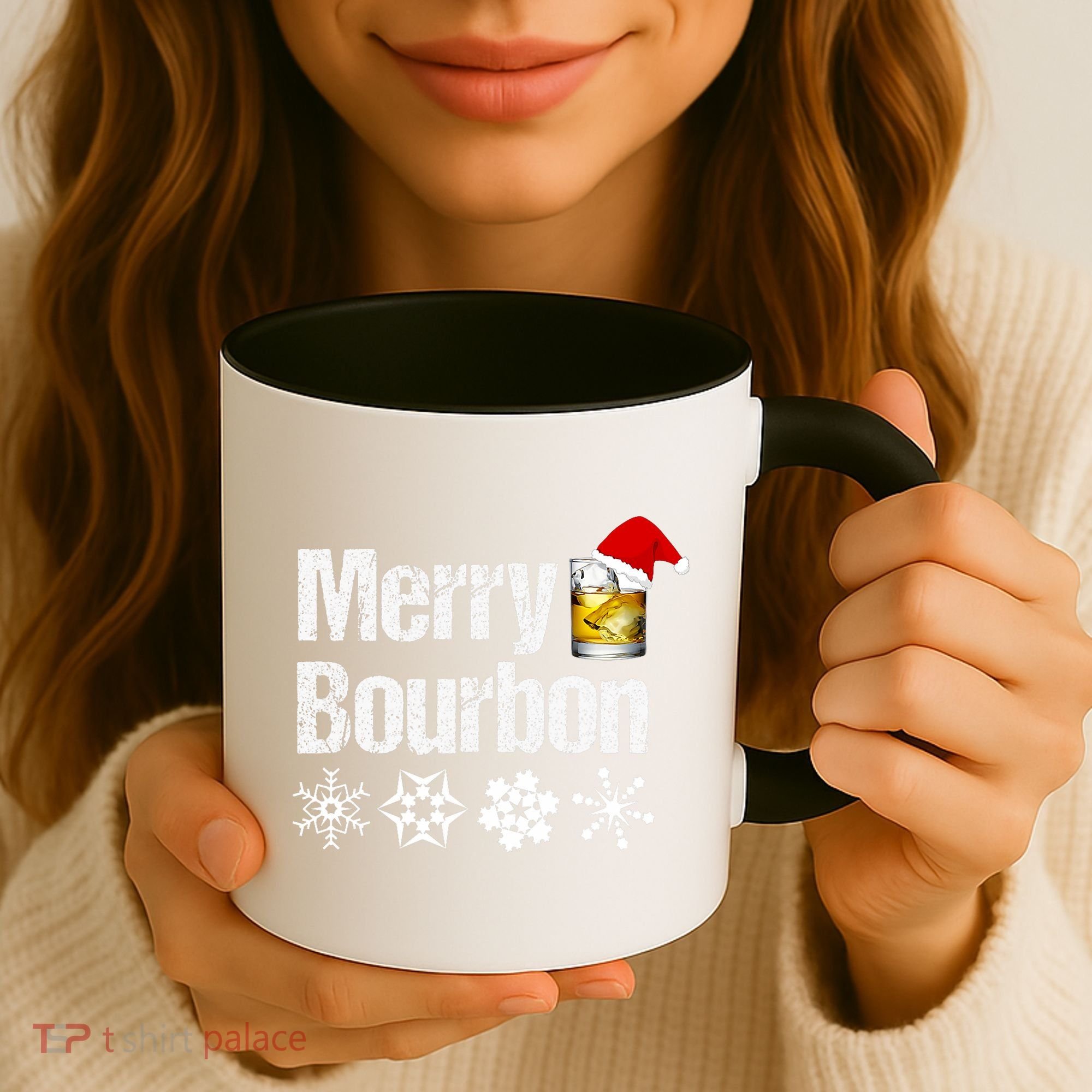 Bourbon Christmas Gift Merry Bourbon Coffee Mug