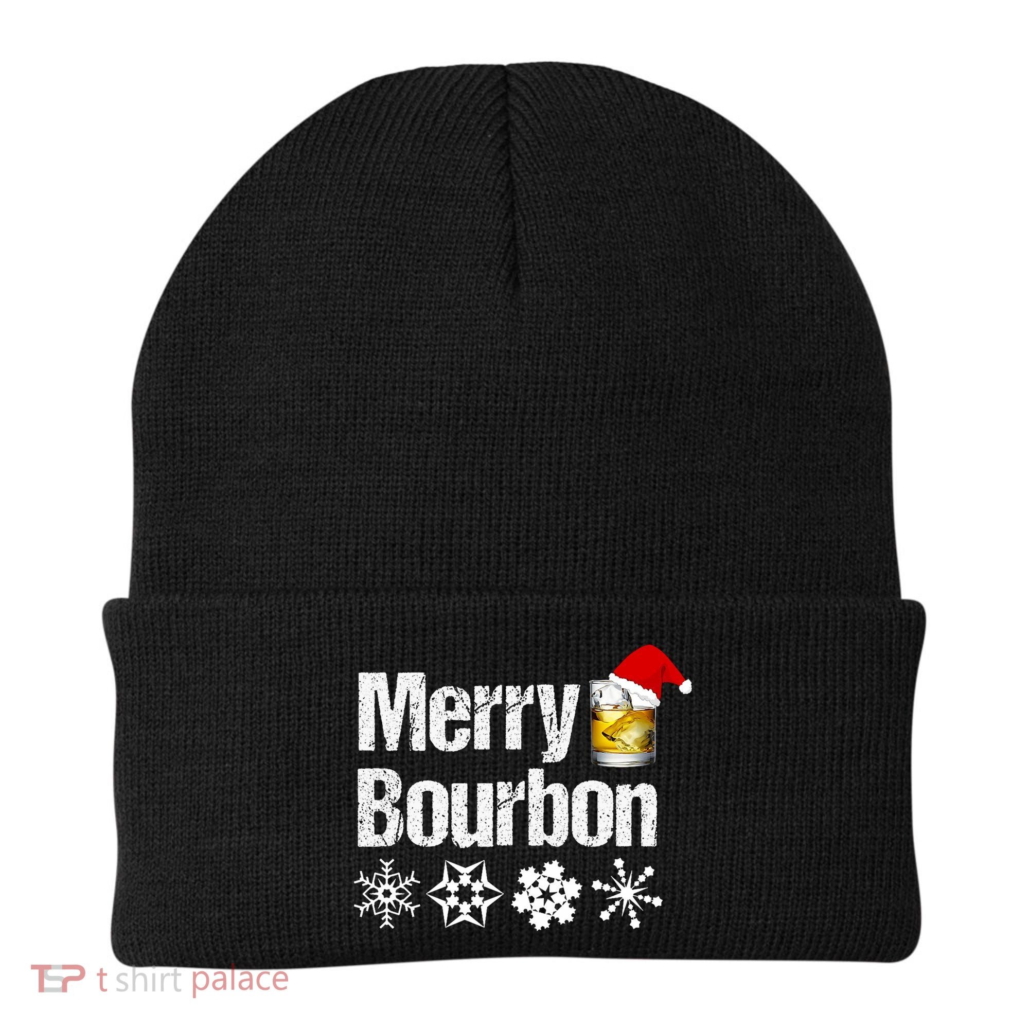 Bourbon Christmas Gift Merry Bourbon Beanie