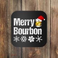 Bourbon Christmas Gift Merry Bourbon Coaster thumb 0