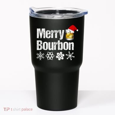 Bourbon Christmas Gift Merry Bourbon Tumbler