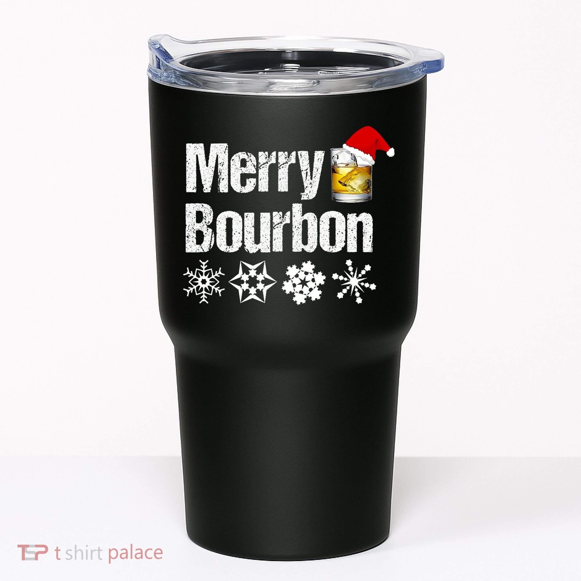 Bourbon Christmas Gift Merry Bourbon Tumbler