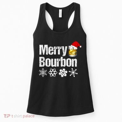Bourbon Christmas Gift Merry Bourbon Women's Tank Top