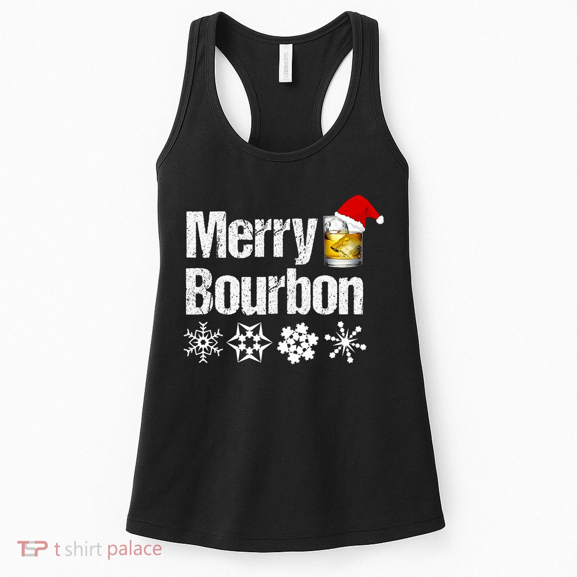 Bourbon Christmas Gift Merry Bourbon Women's Tank Top