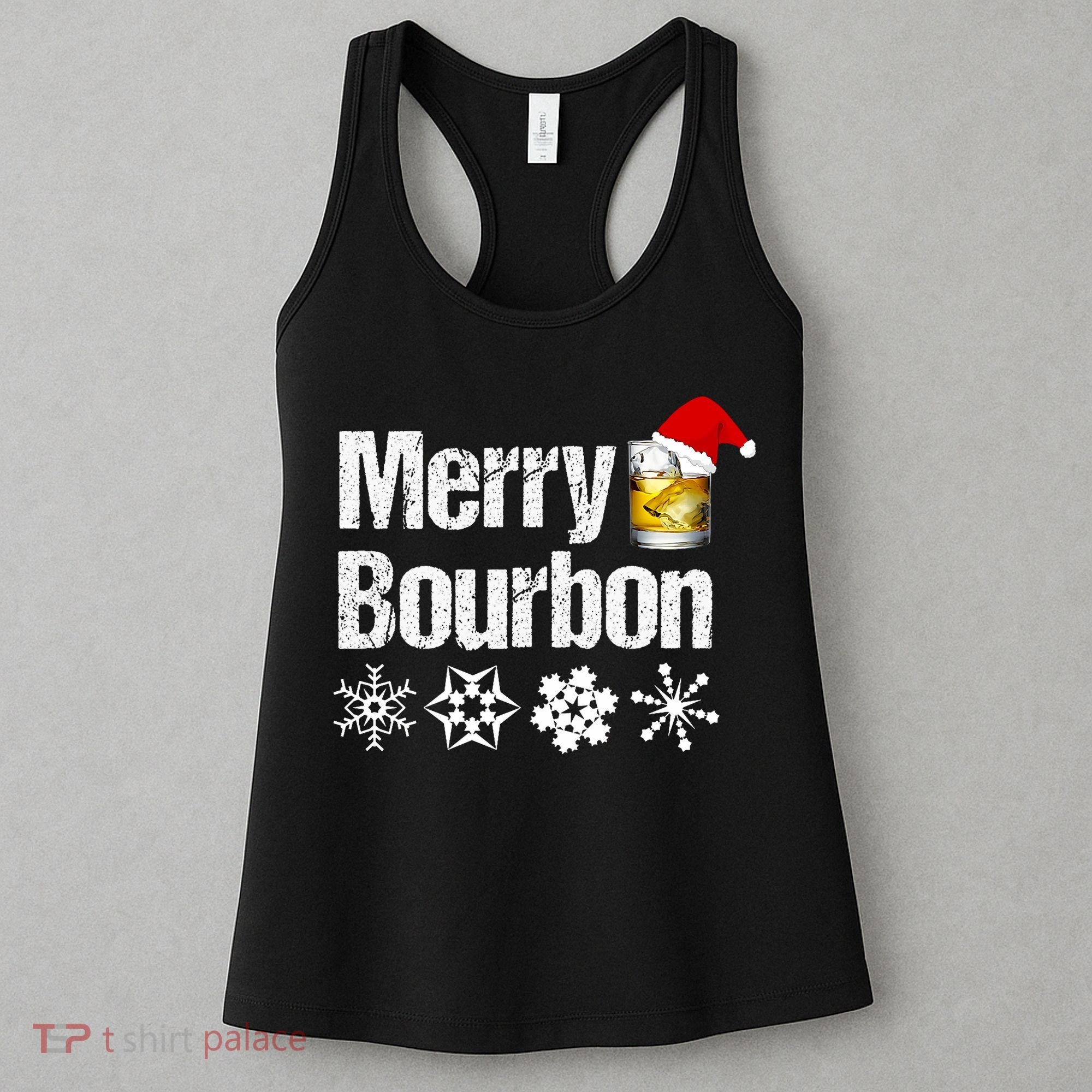 Bourbon Christmas Gift Merry Bourbon Women's Tank Top