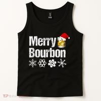 Bourbon Christmas Gift Merry Bourbon Tank Top thumb 2