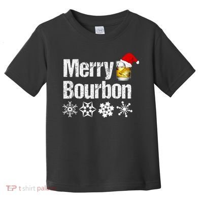 Bourbon Christmas Gift Merry Bourbon Toddler T-Shirt