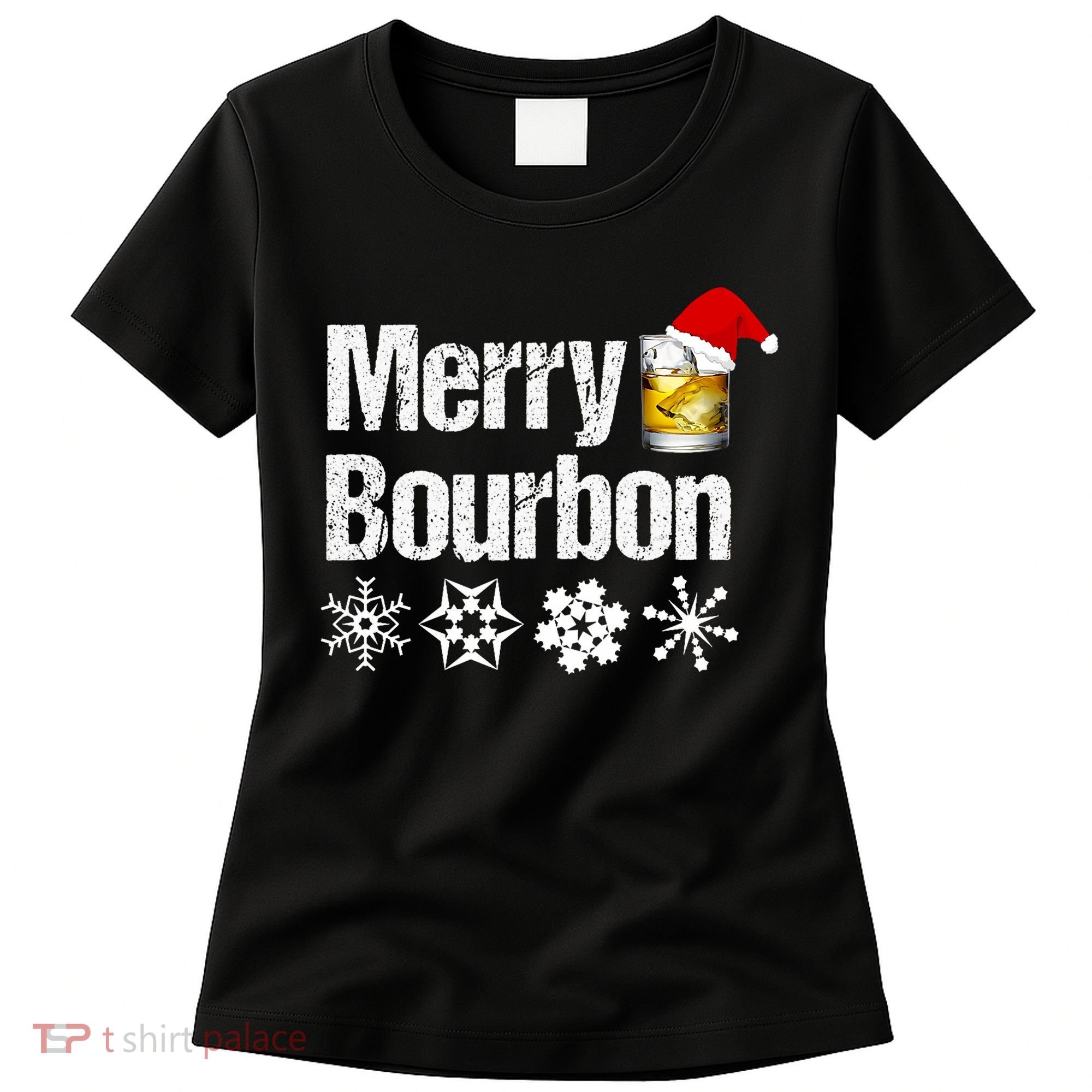 Bourbon Christmas Gift Merry Bourbon Women's T-Shirt