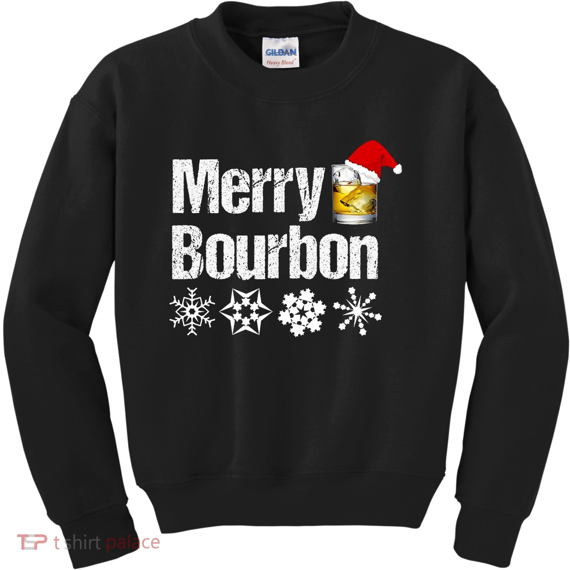 Bourbon Christmas Gift Merry Bourbon Kids Sweatshirt