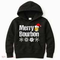Bourbon Christmas Gift Merry Bourbon Kids Hoodie thumb 0