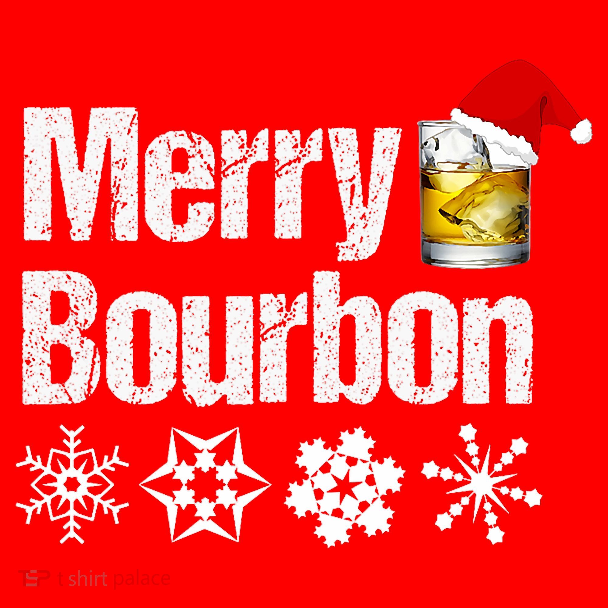 Bourbon Christmas Gift Merry Bourbon Santa Hat