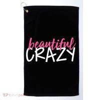 Beautiful Crazy Gift Golf Towel thumb 0