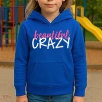 Beautiful Crazy Gift Kids Hoodie thumb 3
