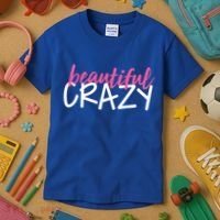 Beautiful Crazy Gift Kids T-Shirt thumb 3