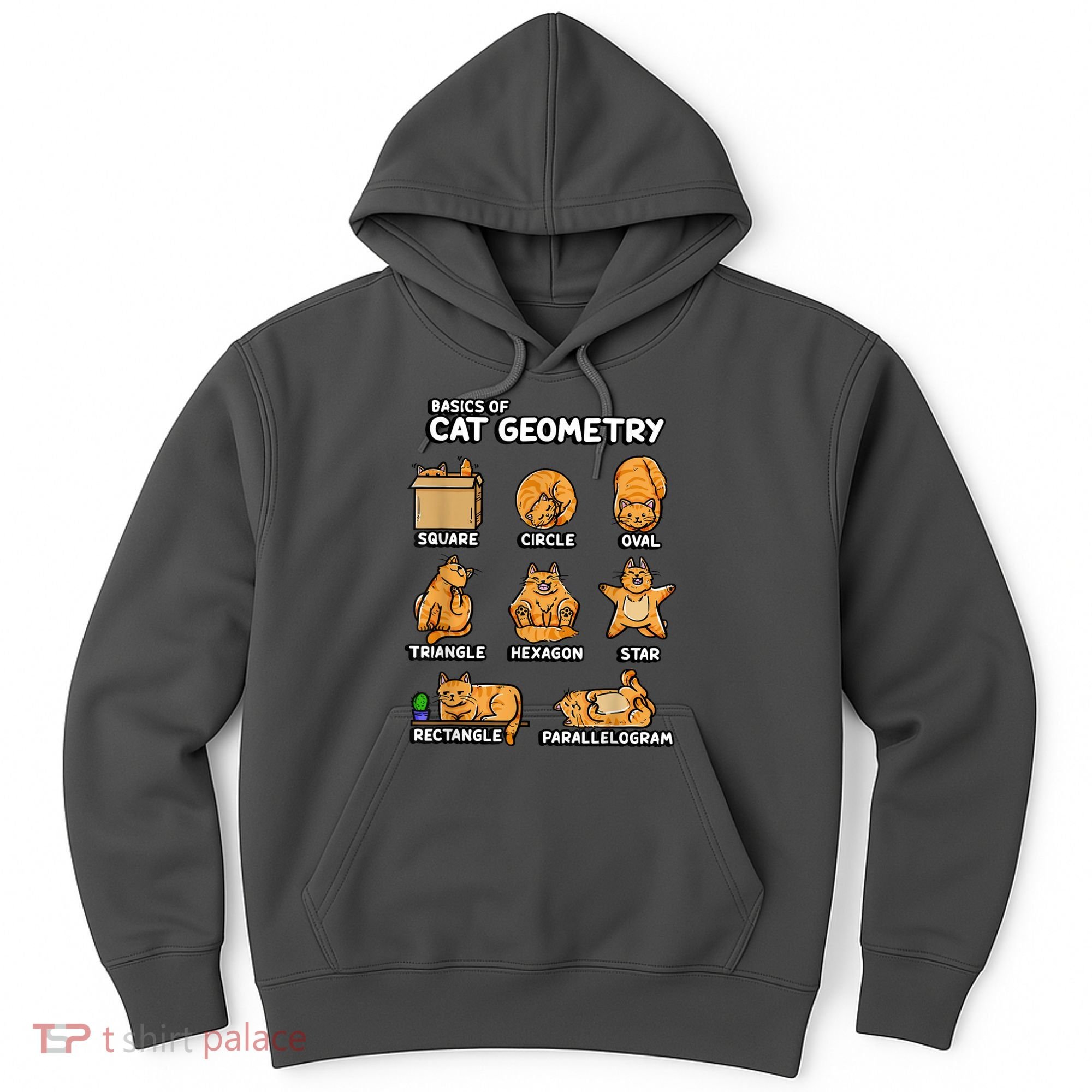 Basic Cat Geometry Cute Cat Cat Lover Cat Owner Math School Hoodie