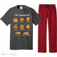 Basic Cat Geometry Cute Cat Cat Lover Cat Owner Math School Pajama Set thumb 0