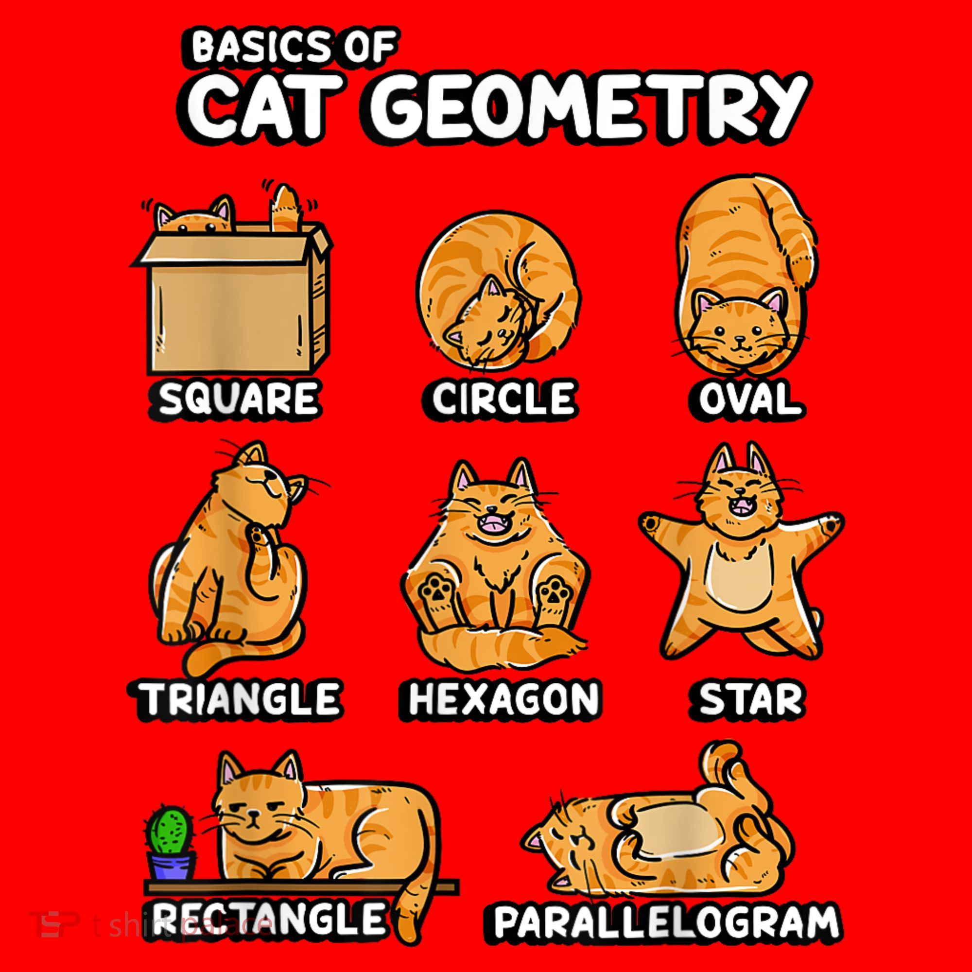 Basic Cat Geometry Cute Cat Cat Lover Cat Owner Math School Santa Hat