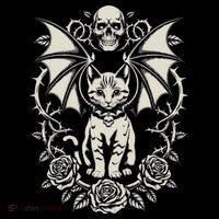 Black Cat Goth Kitten Halloween Skulls Rose Mom Dad Coffee Mug thumb 5
