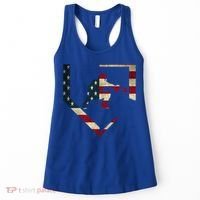 Baseball Catcher Gear Gift American Flag Baseballin Gift Women's Tank Top thumb 0