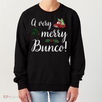 Bunco Christmas Gift Very Merry Bunco Women's Sweatshirt thumb 0