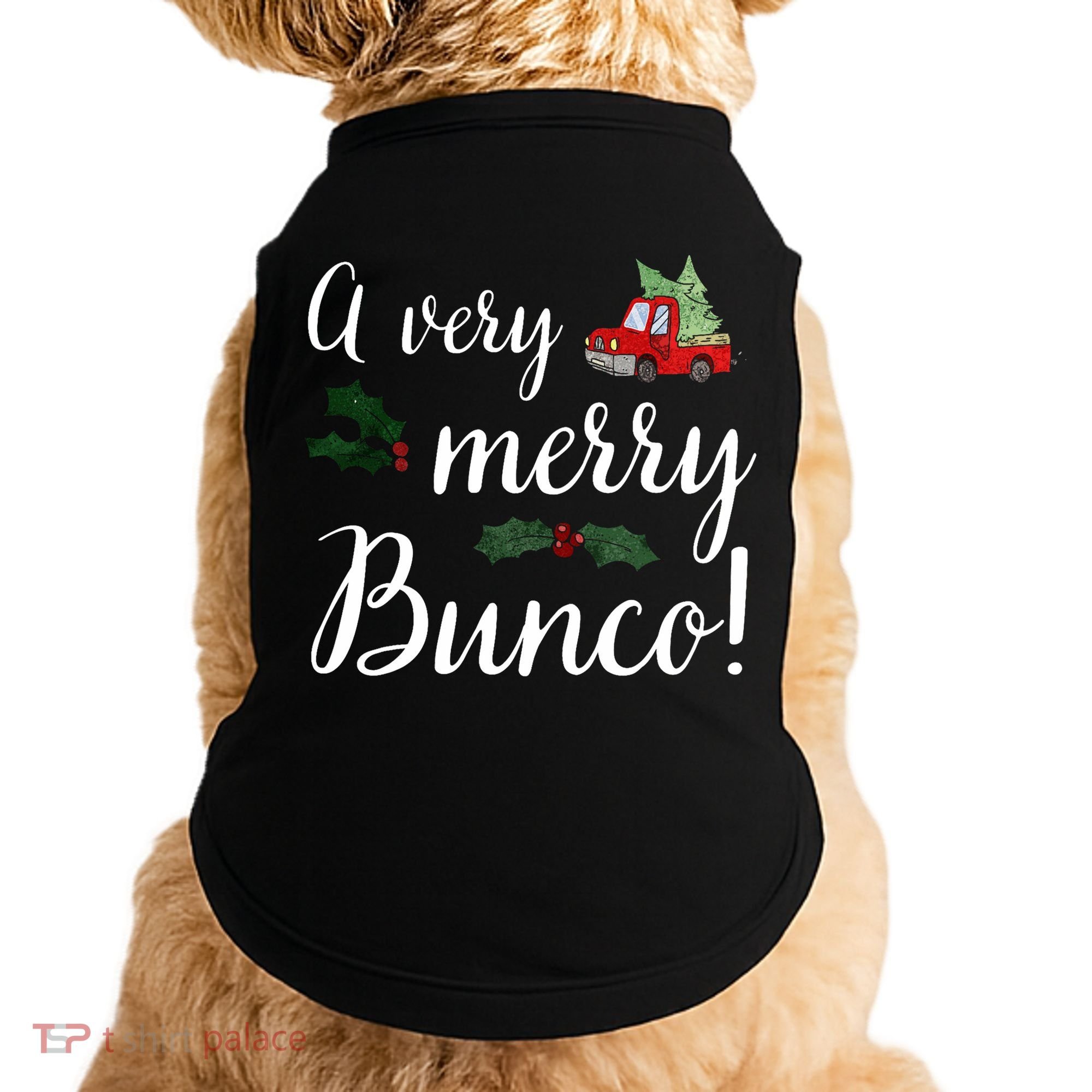 Bunco Christmas Gift Very Merry Bunco Doggie Tank