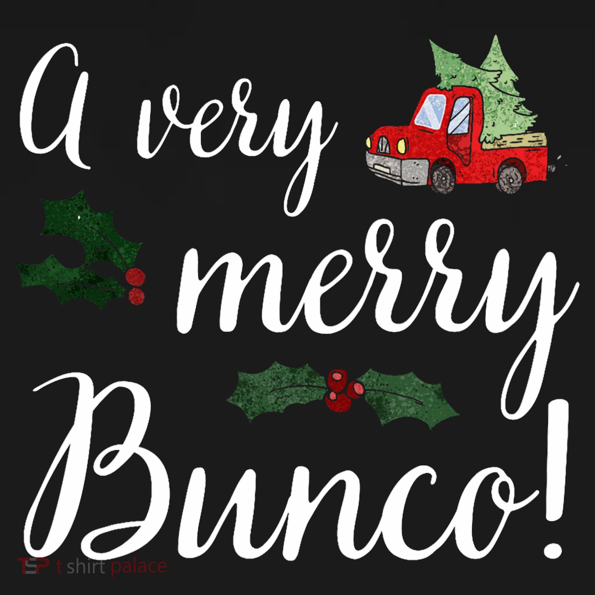 Bunco Christmas Gift Very Merry Bunco Doggie Tank