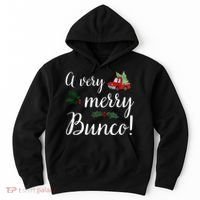 Bunco Christmas Gift Very Merry Bunco Hoodie thumb 0