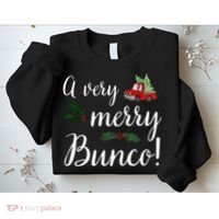 Bunco Christmas Gift Very Merry Bunco Sweatshirt thumb 2