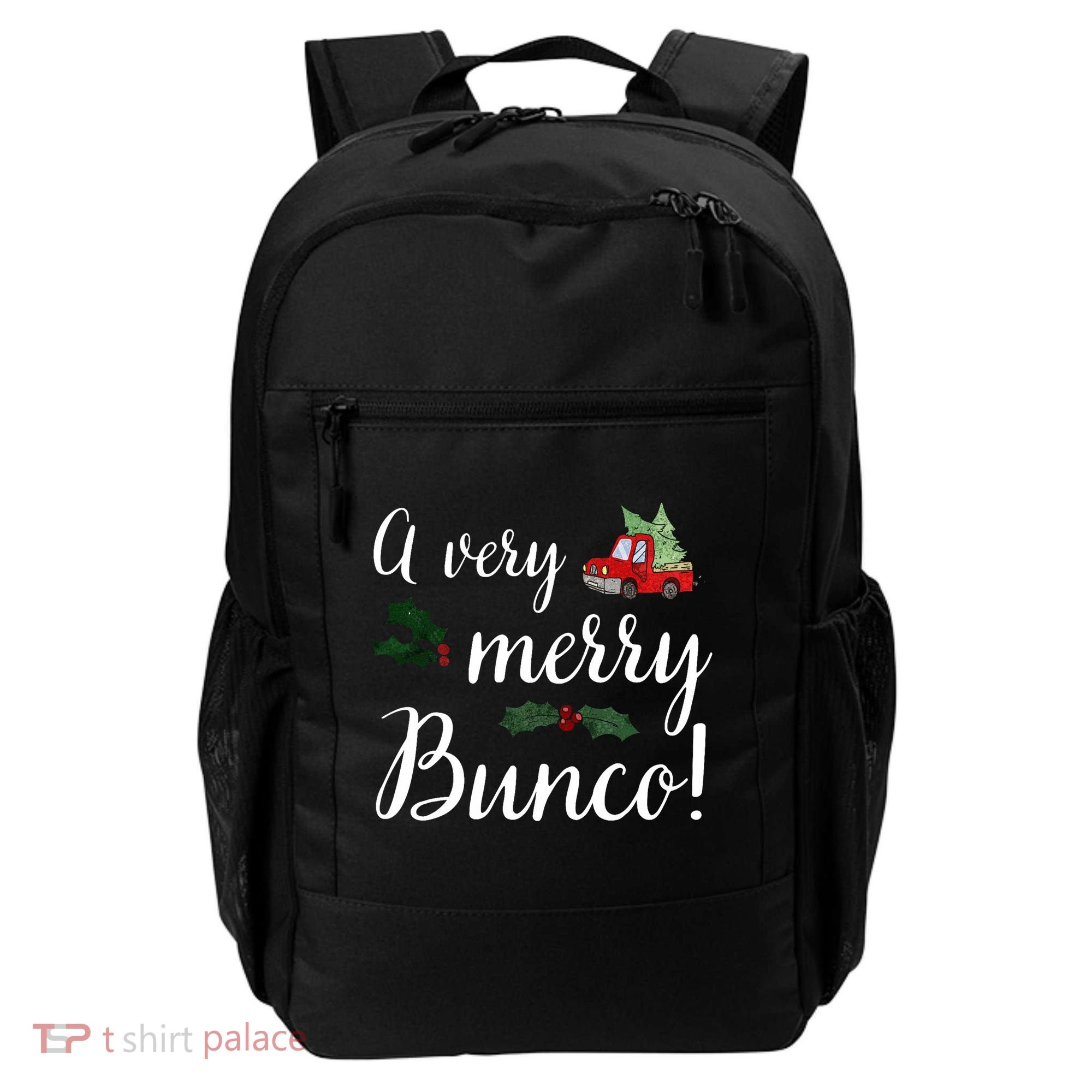 Bunco Christmas Gift Very Merry Bunco Backpack