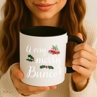 Bunco Christmas Gift Very Merry Bunco Coffee Mug thumb 3
