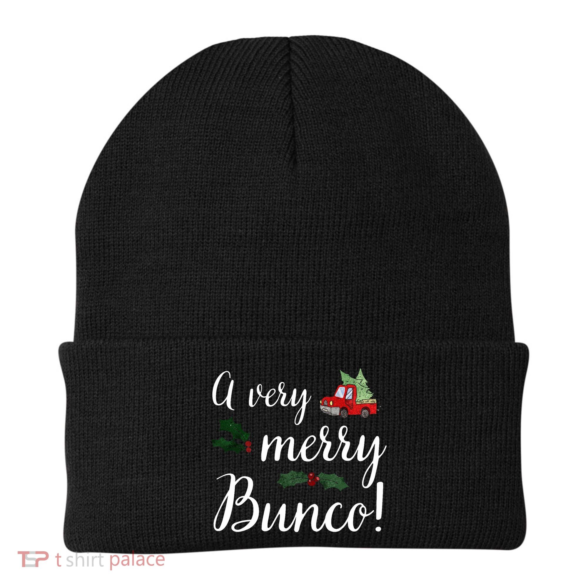 Bunco Christmas Gift Very Merry Bunco Beanie