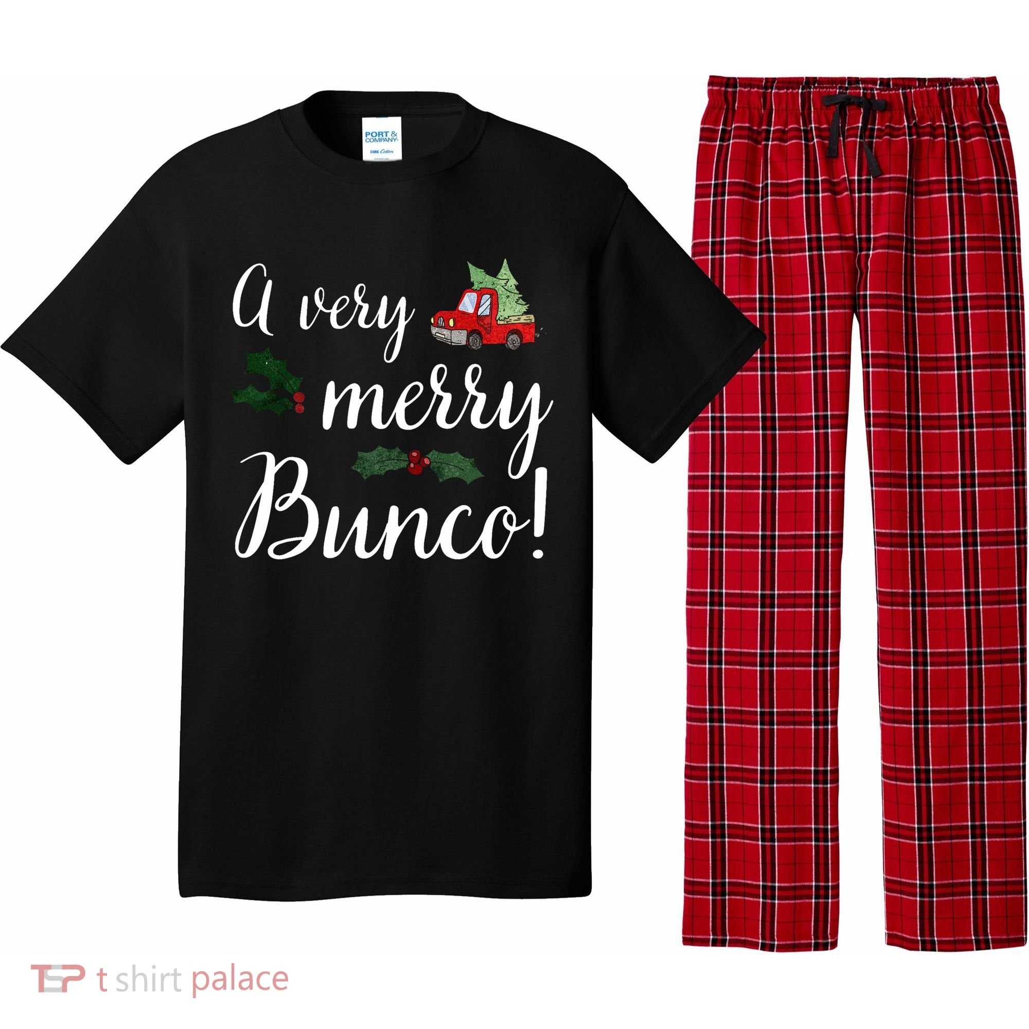 Bunco Christmas Gift Very Merry Bunco Pajama Set