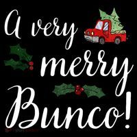 Bunco Christmas Gift Very Merry Bunco Mousepad thumb 1