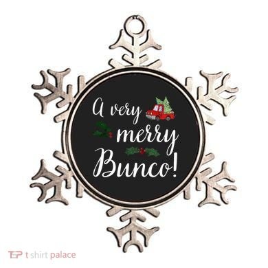 Bunco Christmas Gift Very Merry Bunco Ornament