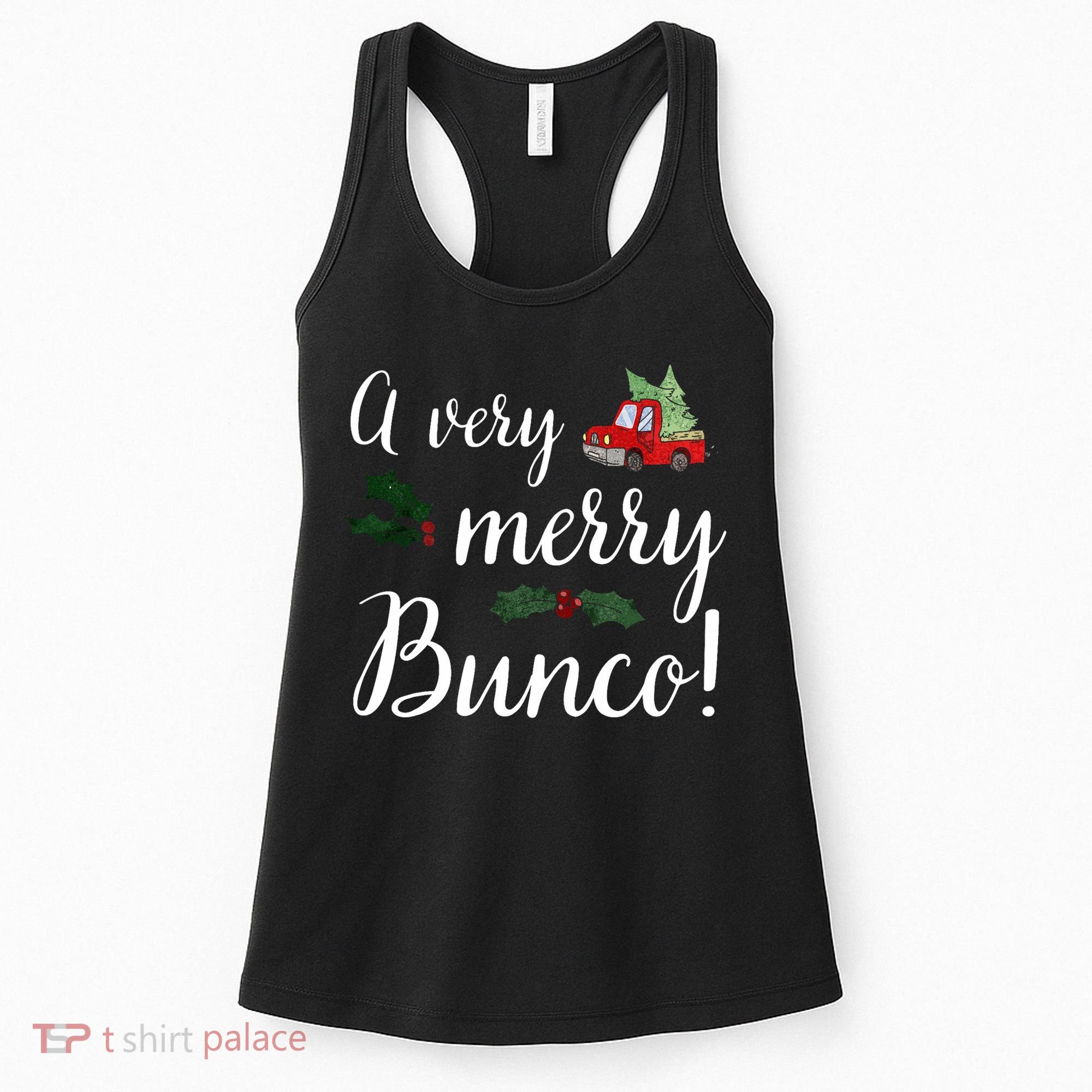 Bunco Christmas Gift Very Merry Bunco Women's Tank Top
