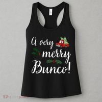 Bunco Christmas Gift Very Merry Bunco Women's Tank Top thumb 3