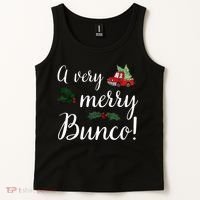 Bunco Christmas Gift Very Merry Bunco Tank Top thumb 2