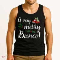 Bunco Christmas Gift Very Merry Bunco Tank Top thumb 3