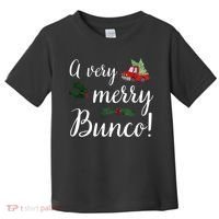 Bunco Christmas Gift Very Merry Bunco Toddler T-Shirt thumb 0